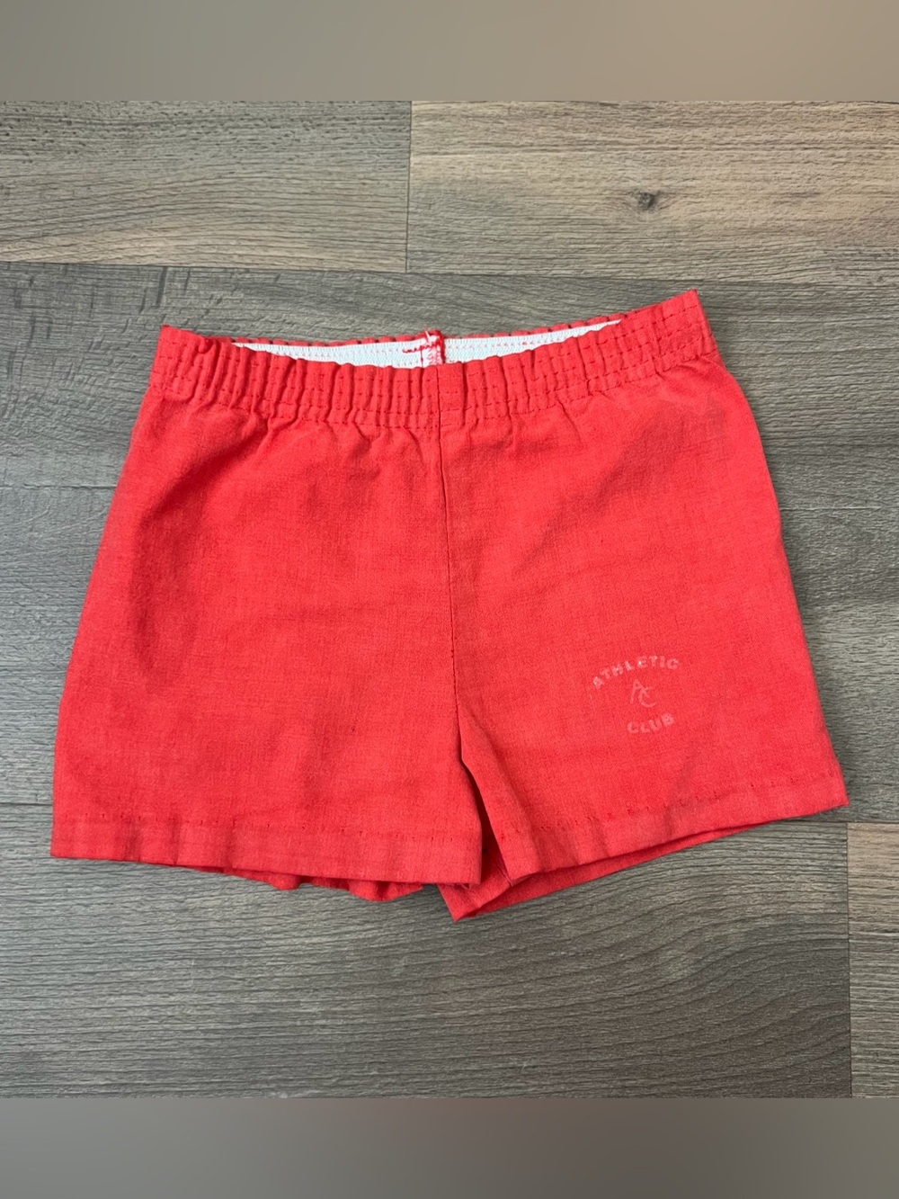 Vintage Andover Togs Athletic Club Red Shorts Size 2T